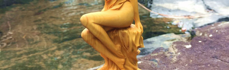 tượng thiếu nữ mang vẻ đẹp thoát tục - ladora shop nội thất nhà đẹp