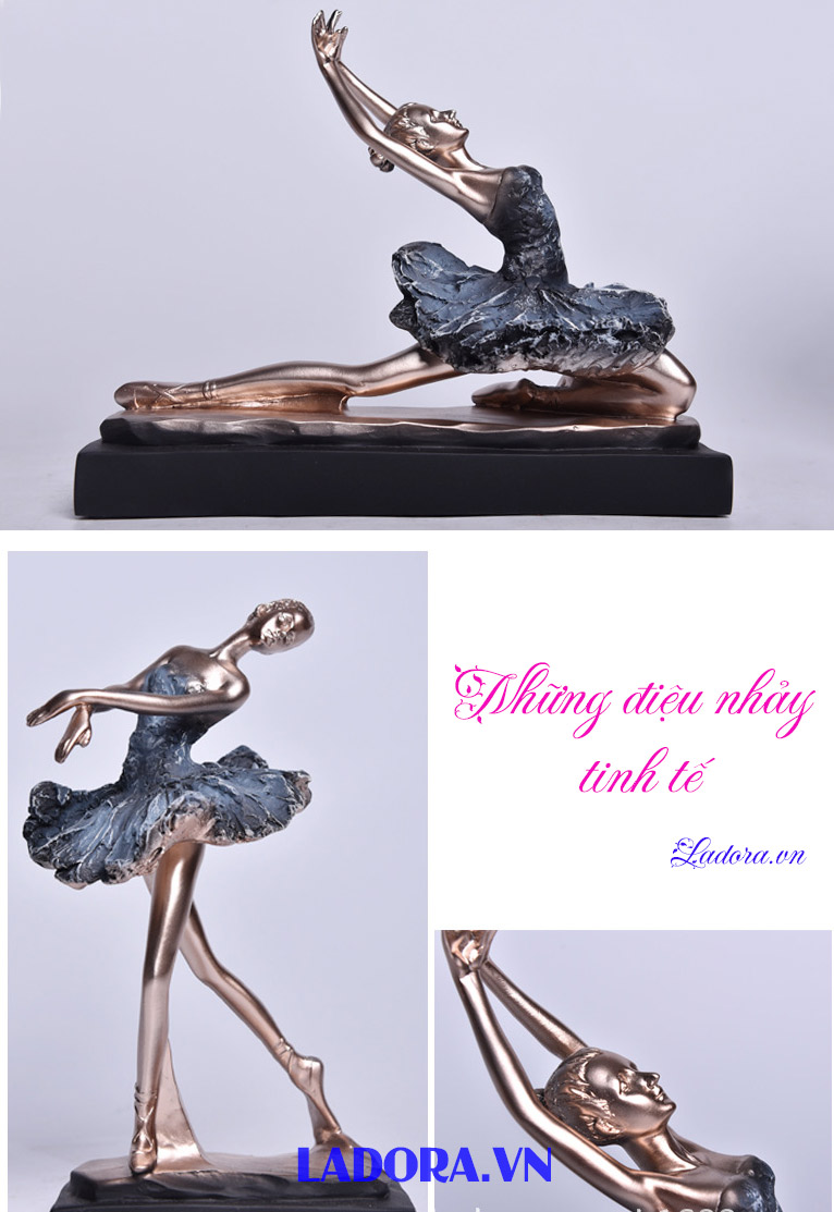 những điệu múa tinh tế trên kệ tủ phòng khách - ladora shop