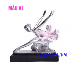 điệu múa đẹp và trang nhã tại ladora shop với tượng vũ công trang trí kệ tủ phòng khách