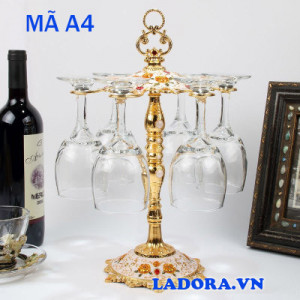 giá treo ly rượu châu Âu tại ladora shop đồ decor ở hà nội