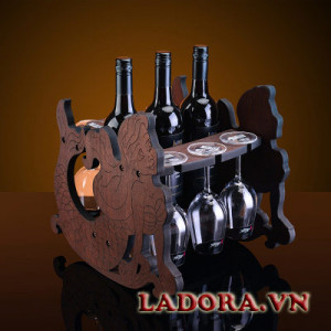 giá để ly rượu vang tại shop bán đồ decor ở hà nội ladora
