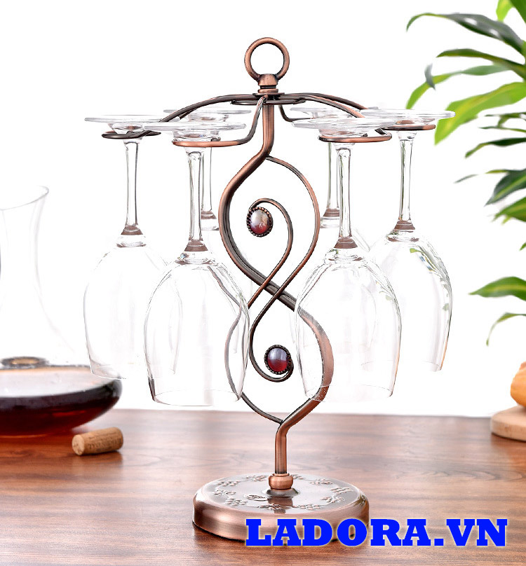 giá để ly đẹp và tinh tế tại shop bán đồ decor ladora