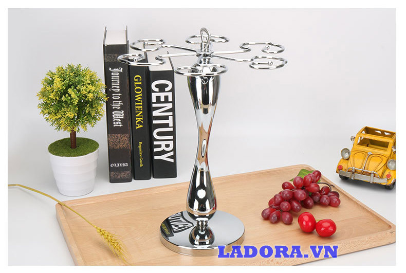 giá treo ly rượu vang để bàn tại ladora shop bán đồ trang trí nội thất ladora