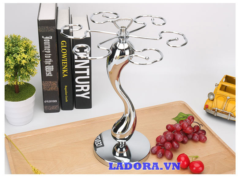 giá treo ly để bàn sang trọng - ladora shop bán đồ decor độc đáo