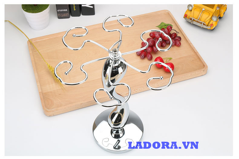giá treo ly để bàn đẹp và sang trọng - shop bán đồ trang trí nhà ladora