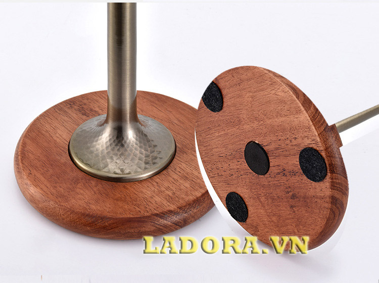 đế giá treo ly được làm bằng gỗ - ladora shop bán đồ trang trí đẹp