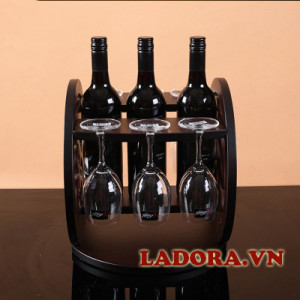 giá treo ly rượu - Đồ decor trang trí nhà với ý nghĩa tốt đẹp tại ladora shop