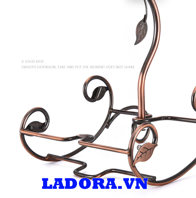 giá treo ly phong cách đơn giản mà tinh tế - shop bán đồ decor đẹp ladora