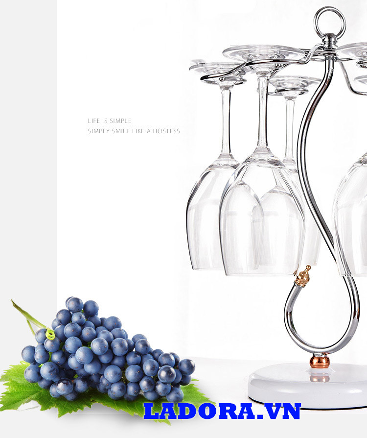 giá ly đẹp tại shop bán đồ decor ladora