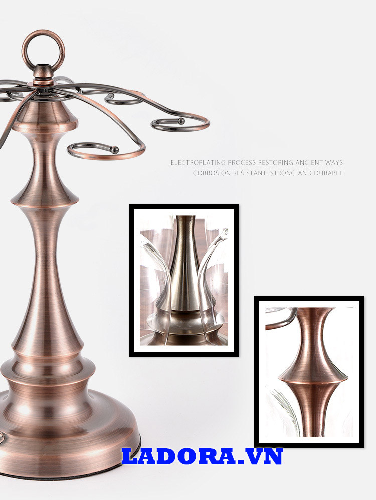 giá để treo ly rượu vang đẹp tại ladora shop đồ decor ở hà nội