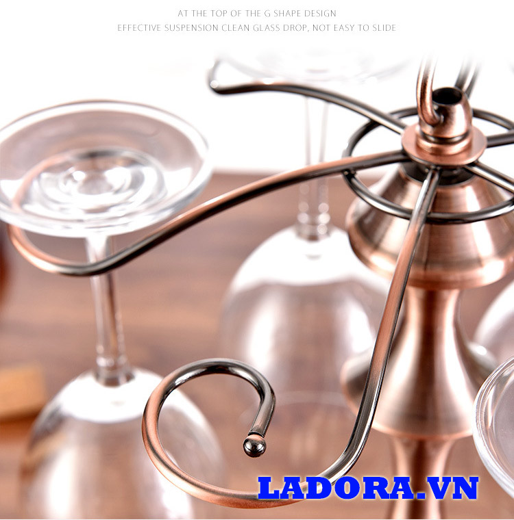 giá để ly rượu vang đẹp tại ladora shop đồ decor ở hà nội