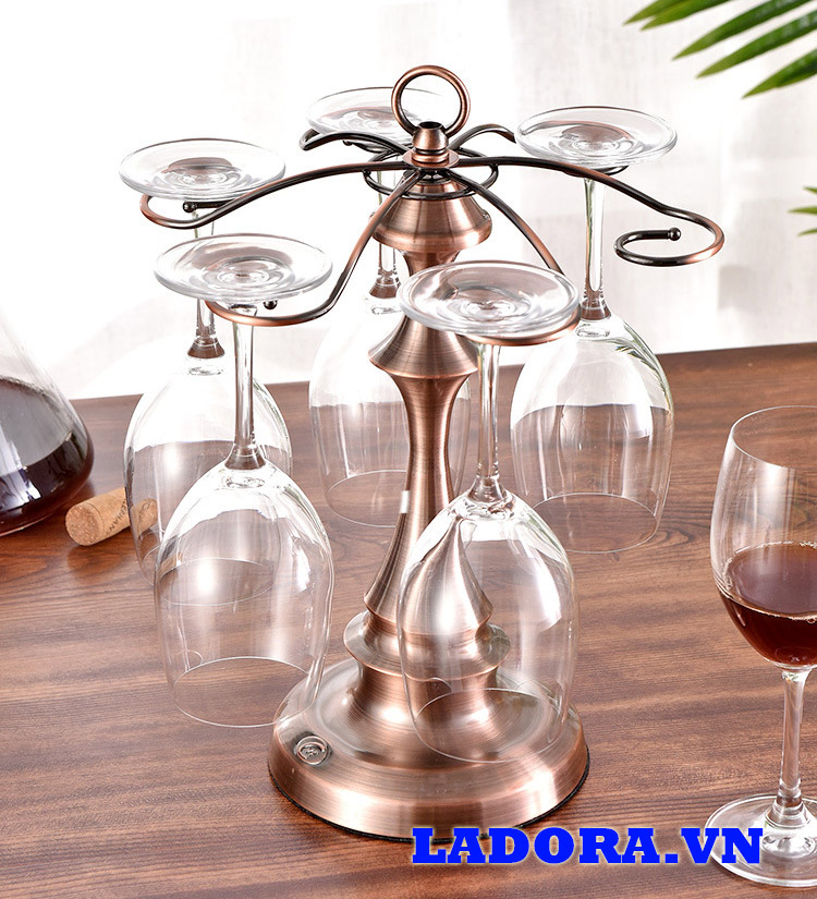 giá treo ly rượu đẹp tại ladora shop đồ decor ở hà nội