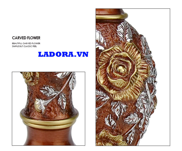 giá treo ly trang trí với đường nét tinh xảo - ladora shop bán đồ decor đẹp