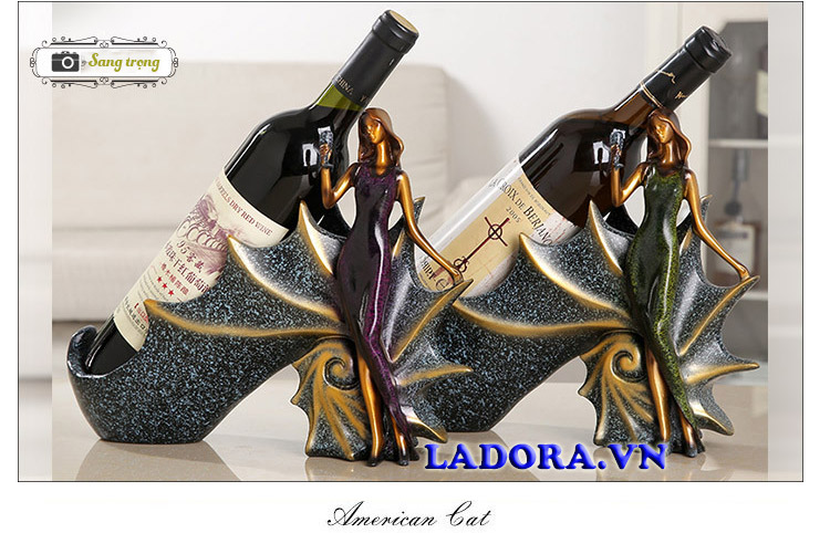 giá để rượu vang tại ladora - cửa hàng bán đồ trang trí phòng khách