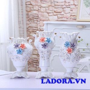 lọ hoa gốm sứ đẹp tại ladora shop bán đồ trang trí nhà ở hà nội