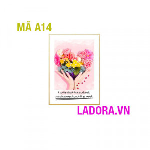tranh hoa treo tường tại shop đồ decor ở hà nội ladora
