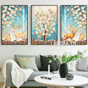 tranh treo phòng khách ý nghĩa tại shop bán đồ trang trí nhà ở hà nội ladora