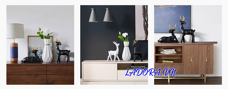 đồ decor phòng khách đẹp tại shop bán đồ trang trí nhà ở hà nội ladora