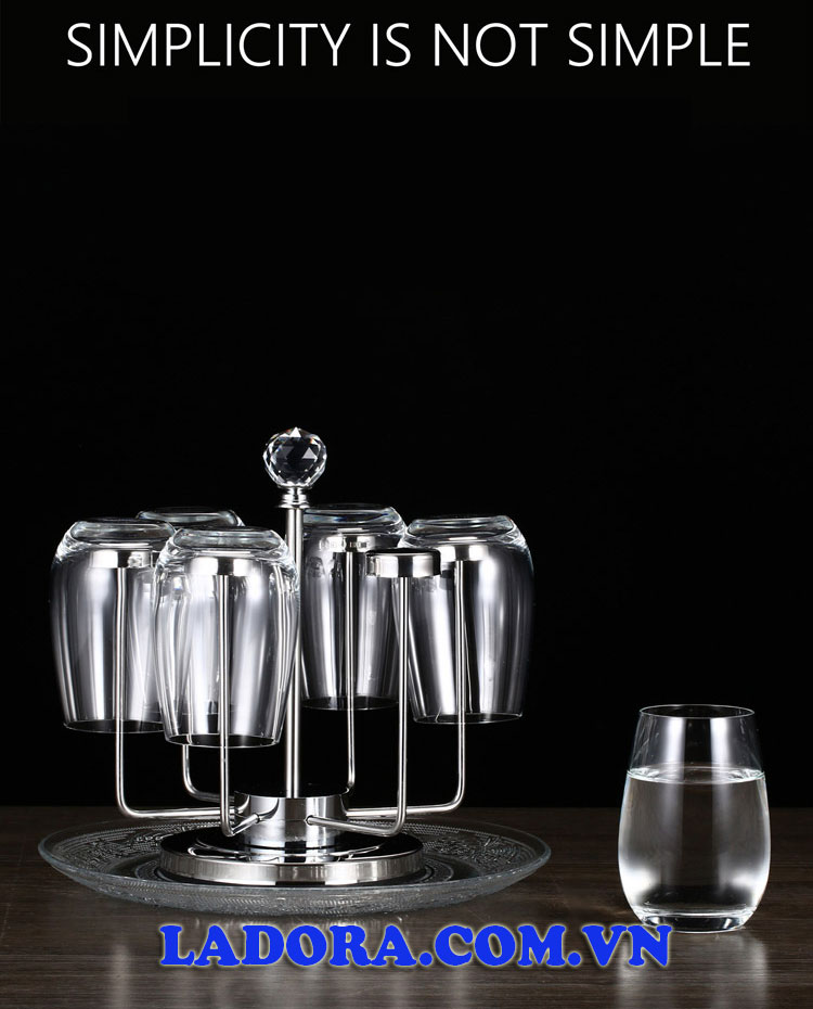 giá để cốc bằng inox tại ladora shop