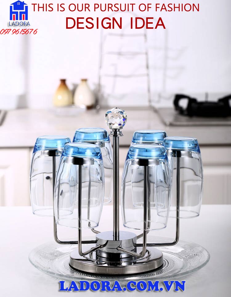 giá để cốc uống nước xinh đẹp tại ladora