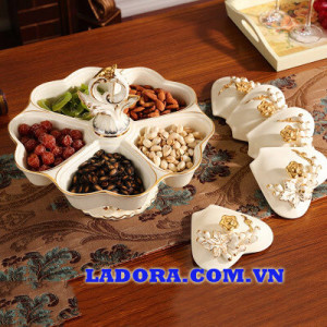 khay mứt tại Shop bán đồ trang trí nhà ở hà nội ladora