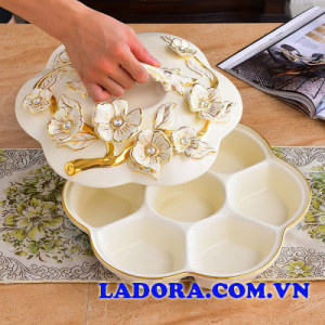 khay kẹo tết cao cấp tại shop bán đồ trang trí nhà ở hà nội ladora