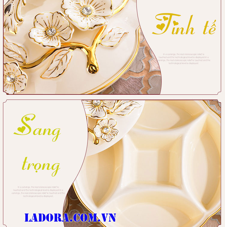 khay đựng mứt kẹo tết tại ladora shop ở hà nội