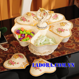 khay kẹo bằng sứ cao cấp tại ladora shop ở hà nội