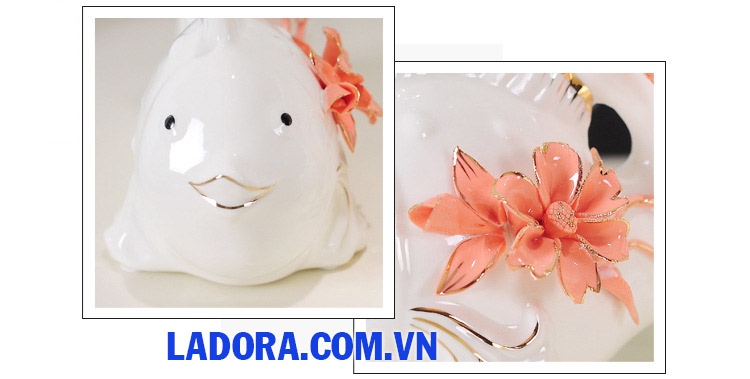 đôi cá vàng tại shop bán đồ trang trí nhà ở hà nội ladora