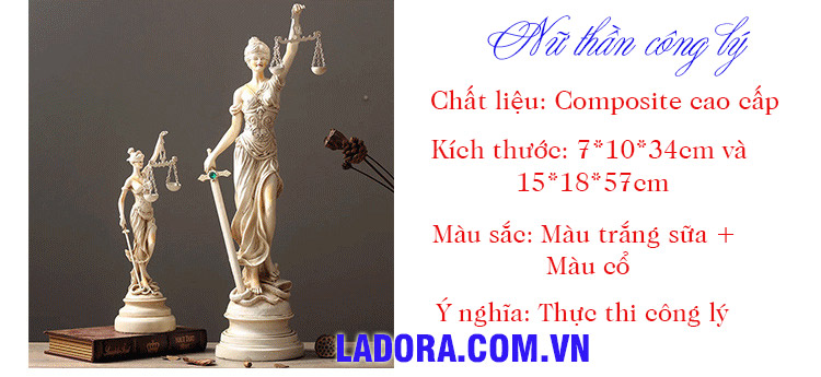 thông tin về tượng nữ thần công lý