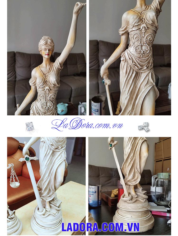 Tượng nữ thần tự do -decor trang trí tại shop bán đồ trang trí nhà ladora ở hà nội