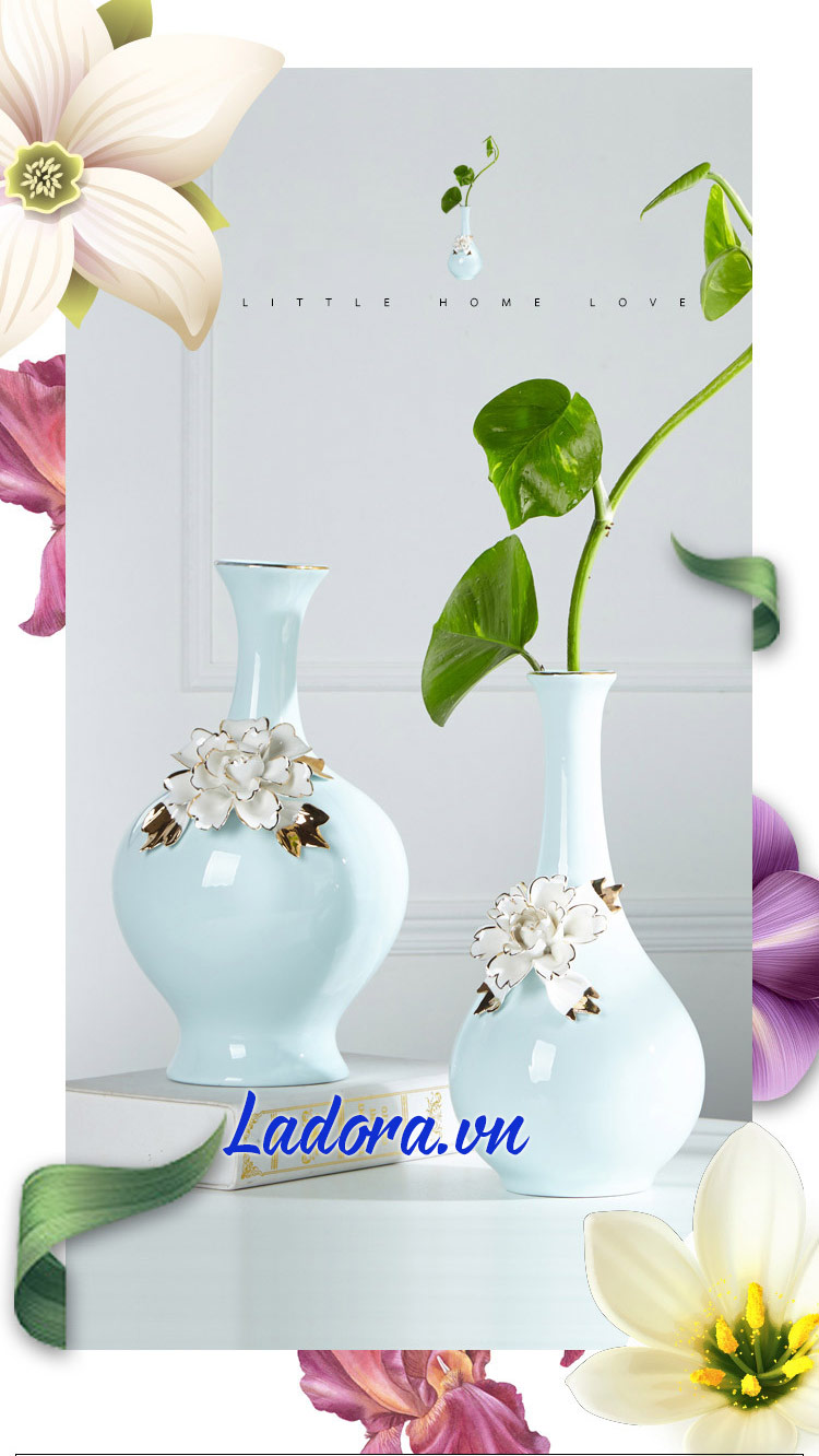 Bình hoa đẹp trang trí tại ladora shop