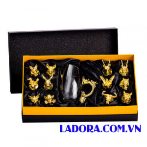 bộ chén 12 con giáp mời khách độc đáo và trang trọng tại ladora shop ở hà nôi