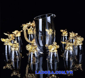 bộ ly uống rượu 12 con giáp đẹp và độc đáo