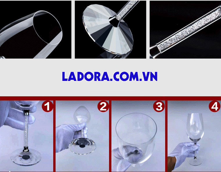 bộ ly đẹp tại ladora shop ở hà nội