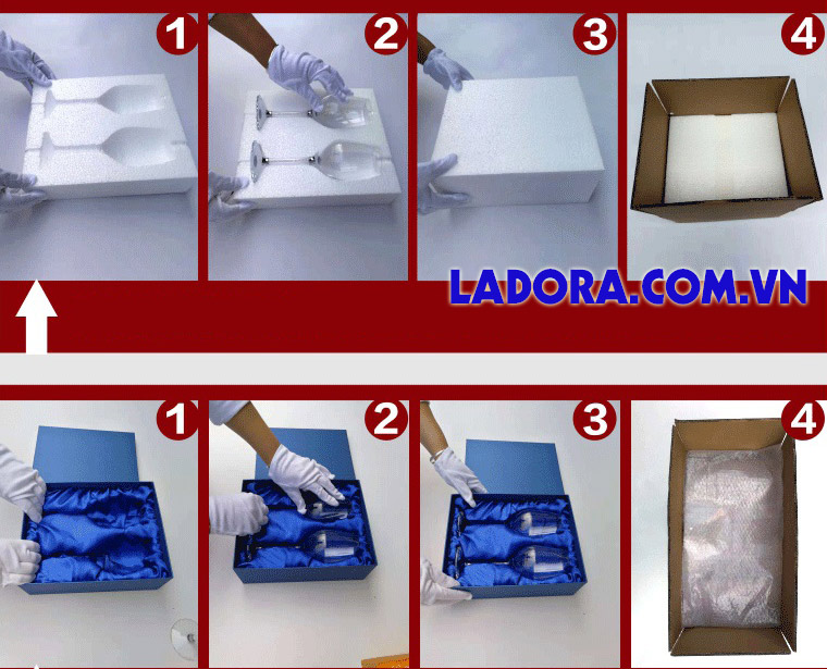 bộ ly đẹp tại ladora shop ở hà nội