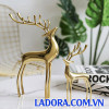 trang trí nội thất nhà đẹp với cặp hươu đồng tại ladora.com.vn