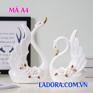 quà mừng cưới ý nghĩa chim thiên nga tại ladora shop