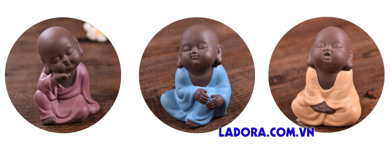 tượng chú tiểu ngủ gật tại ladora shop ở hà nội 
