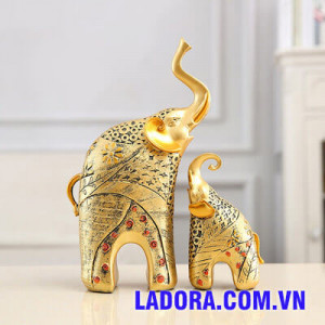 cặp voi may mắn tại ladora shop ở hà nội