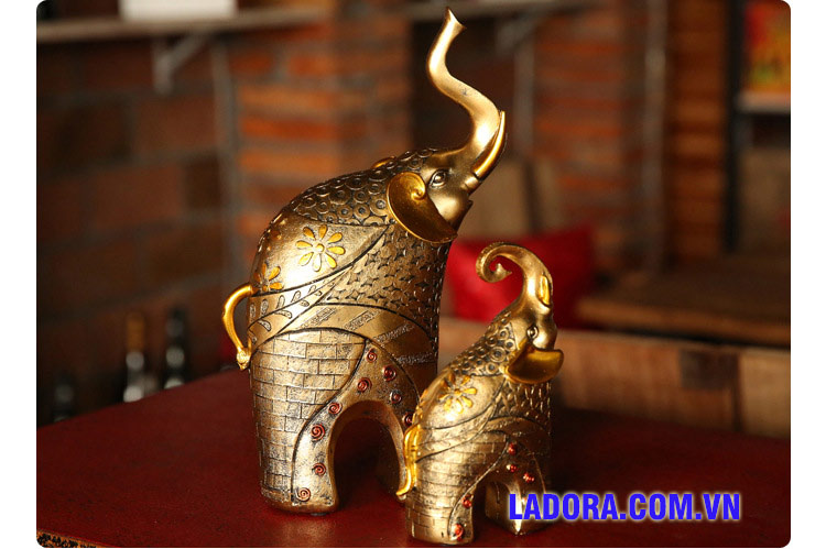 cặp voi phong thủy ý nghĩa tại ladora shop ở hà nội