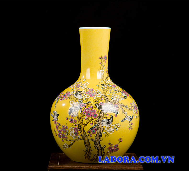 bình hoa hút lộc trang trí nội thất đẹp tại ladora shop ở hà nội