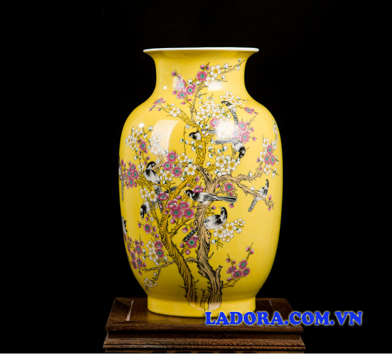 bình hoa hút lộc trang trí nội thất đẹp tại ladora shop ở hà nội