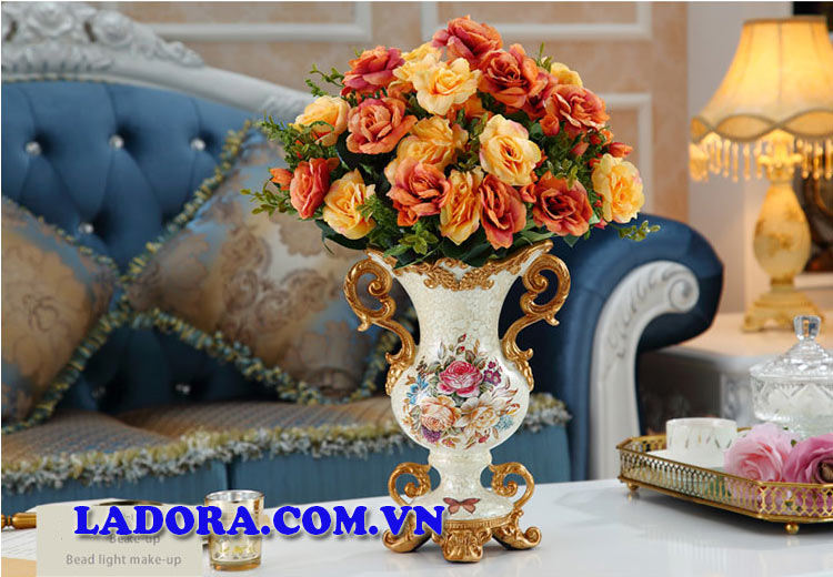lọ hoa đẹp tại shop bán đồ trang trí phòng khách ladora