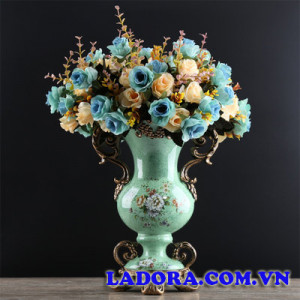 bình hoa trang trí phòng khách đẹp tại ladora shop