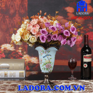 lọ hoa tân cổ điển đẹp tại shop đồ decor trang trí ladora