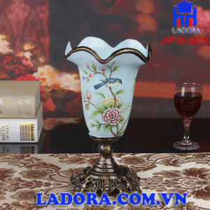 lọ hoa tân cổ điển tinh tế tại shop đồ decor trang trí ladora