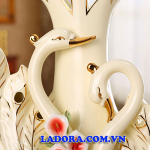 bình hoa chim thiên nga tại ladora shop