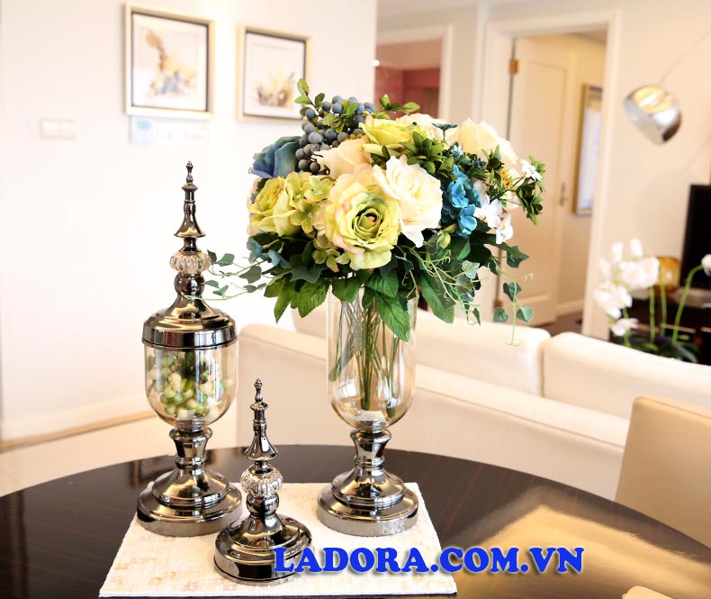 trang trí phòng khách với ladora shop đồ decor ở hà nội