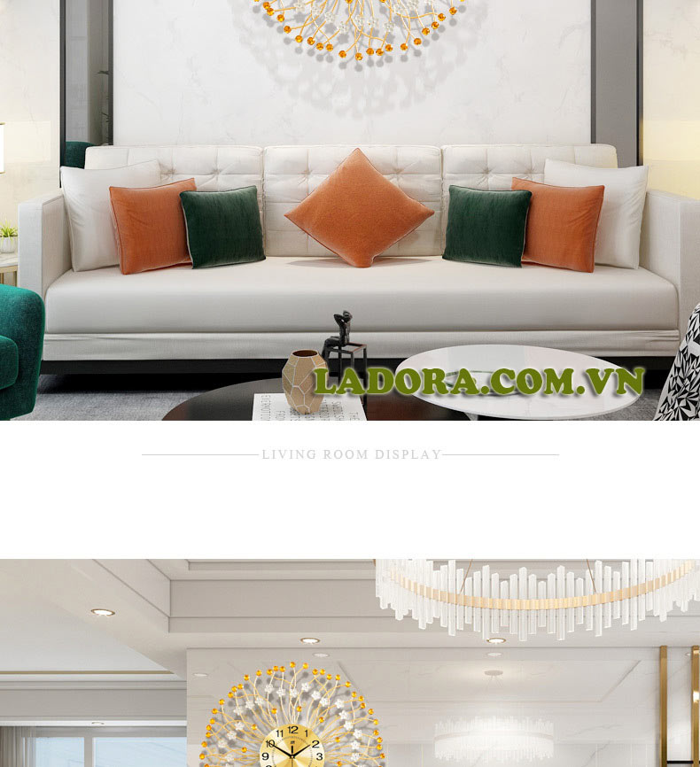 trang trí nhà đẹp với đồng hồ cao cấp tại ladora shop